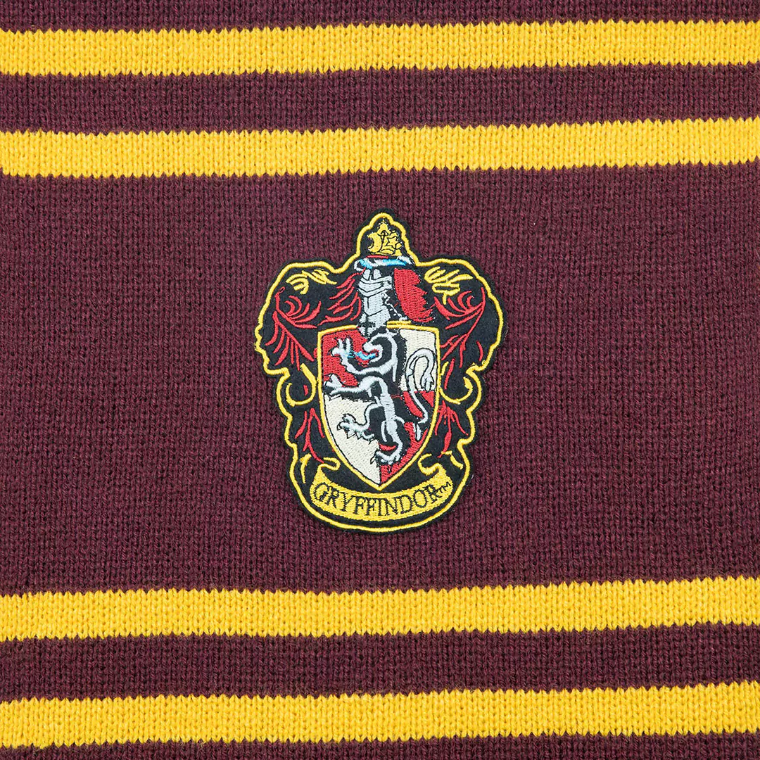 Echarpe deluxe - Gryffondor pourpre et or - Harry Potter - Détail