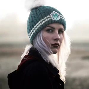 Bonnet à pompon - Serpentard - Harry Potter porté femme