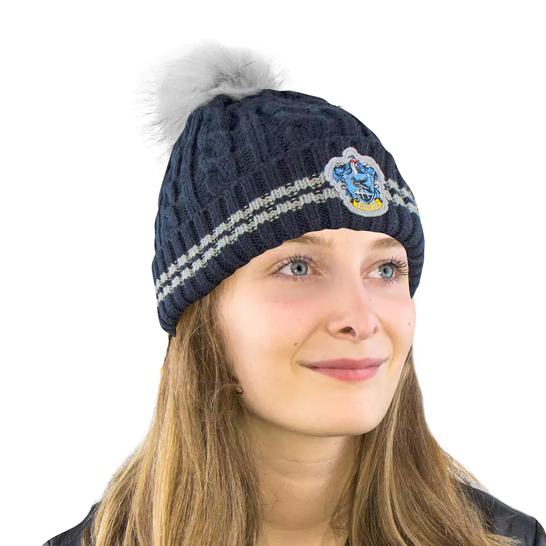 Bonnet à pompon - Serdaigle - Harry Potter porté fille