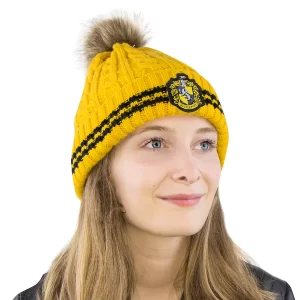 Bonnet à pompon - Poufsouffle - Harry Potter - porté