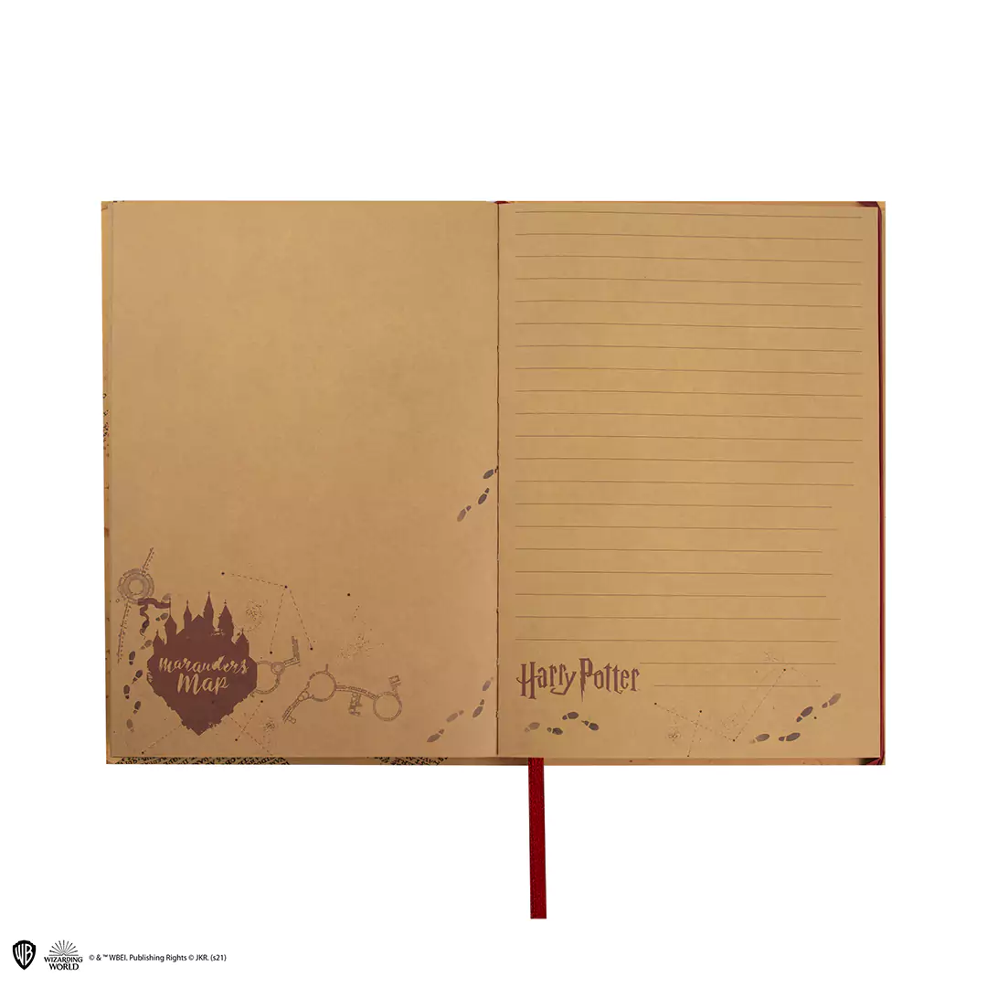 CR5107 Carnet et petite replique carte du Maraudeur inclus Harry Potter 2