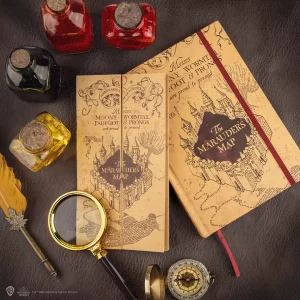 CR5107 Carnet et petite replique carte du Maraudeur inclus Harry Potter 3