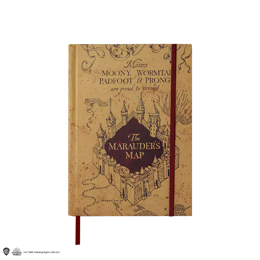 CR5107 Carnet et petite replique carte du Maraudeur inclus Harry Potter