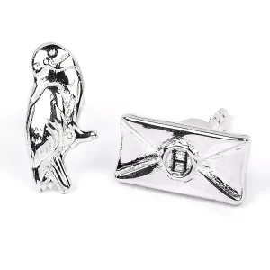 EWES1746 Boucles doreilles Hedwige et lettre Harry Potter 2