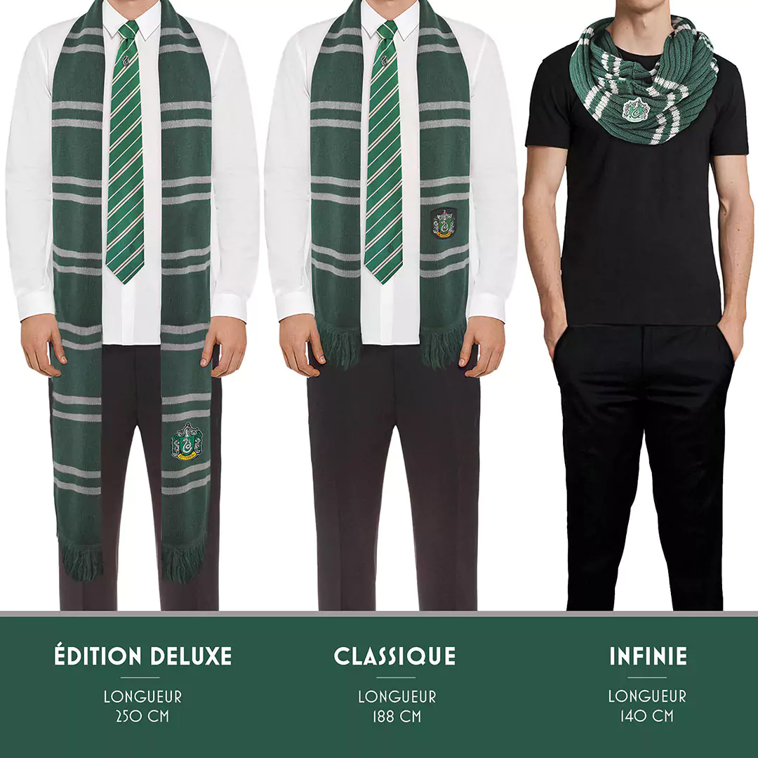 Echarpe Serpentard DELUXE - Harry Potter