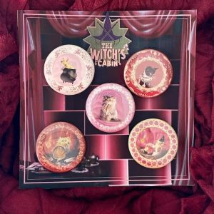 Set de 5 badges de chats Dolores Ombrage 8