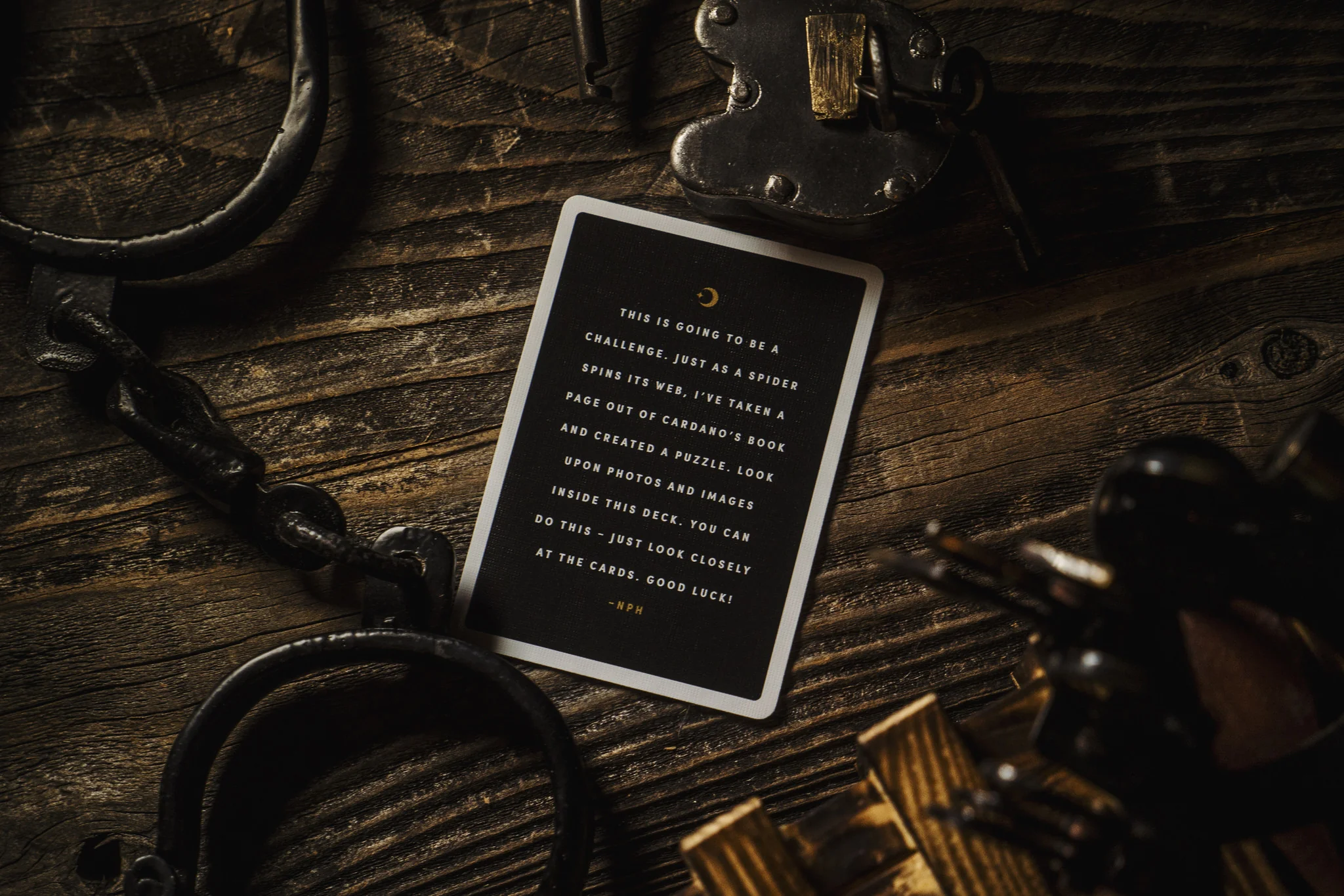 jeu de cartes à jouer de luxe "neil patrick harris" theory11