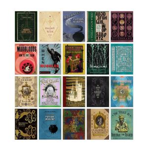 Cartes Postales Livres de Poudlard Minalima 2