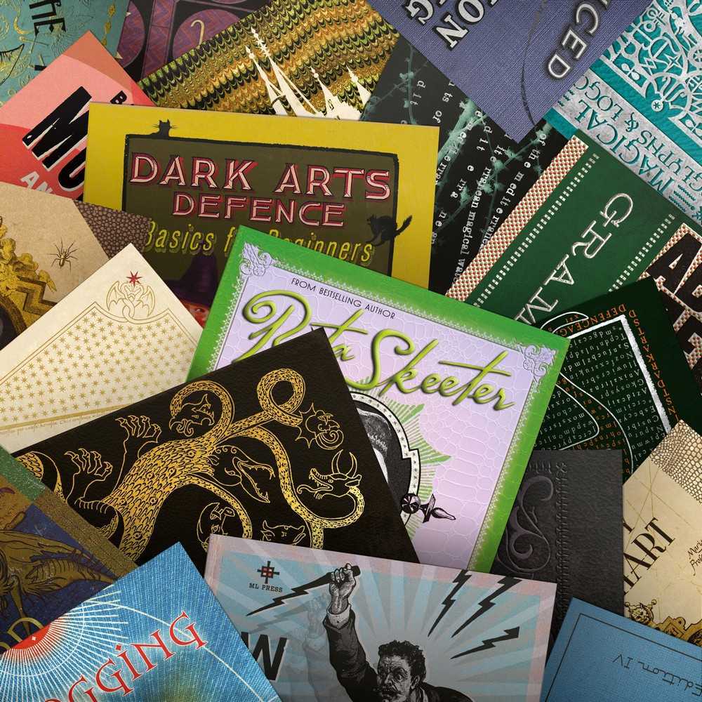 Cartes Postales Livres de Poudlard Minalima 4