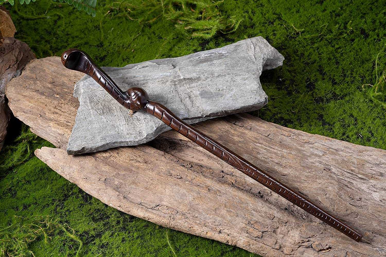 10 Baguette Magique en Bois Sculpte – Serpent Handicrafviet 2