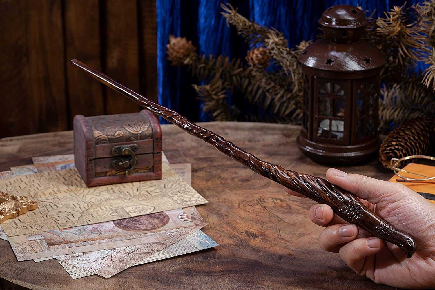 12 Baguette Magique en Bois Sculpte – Aigle Handicrafviet 2