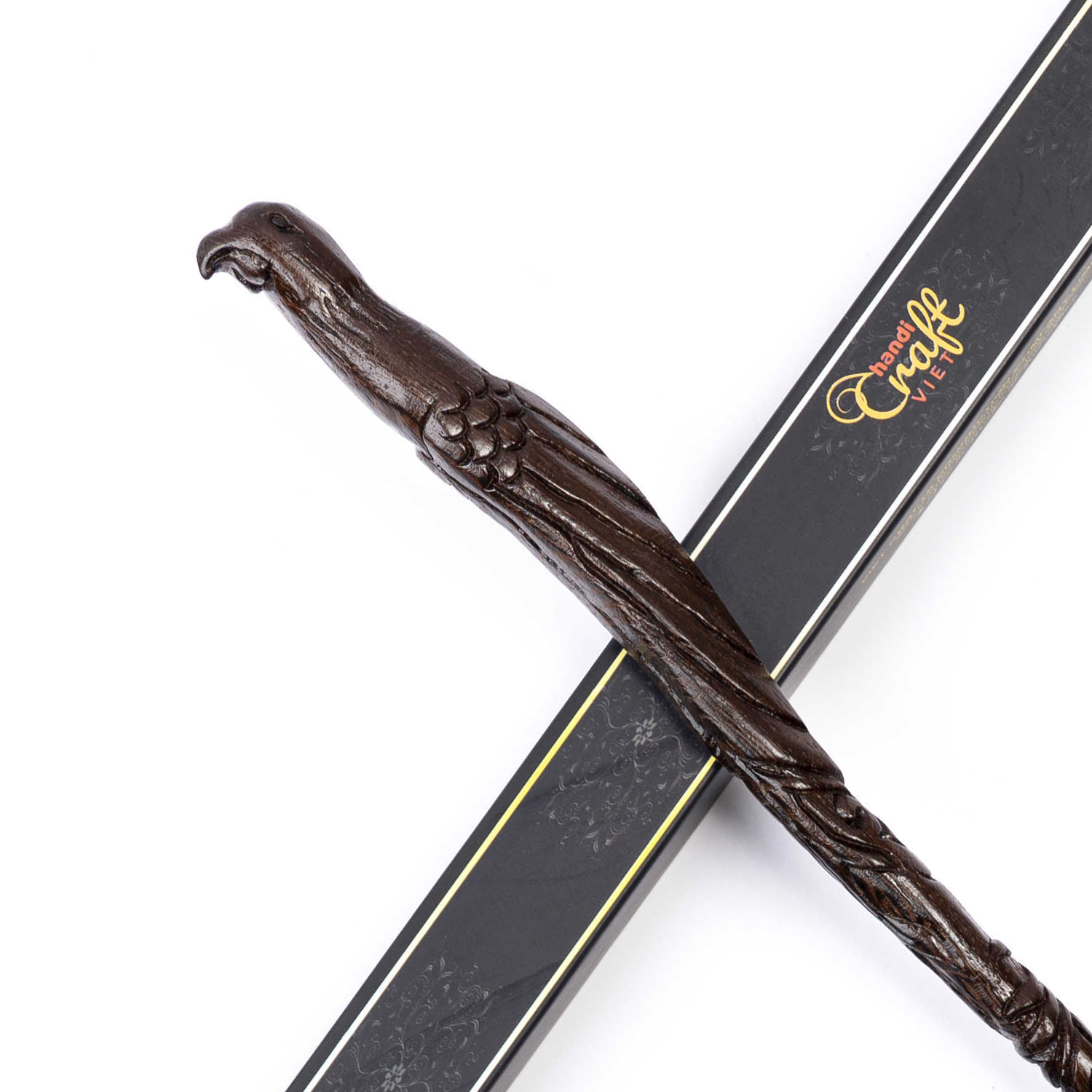 12 Baguette Magique en Bois Sculpte – Aigle Handicrafviet 4