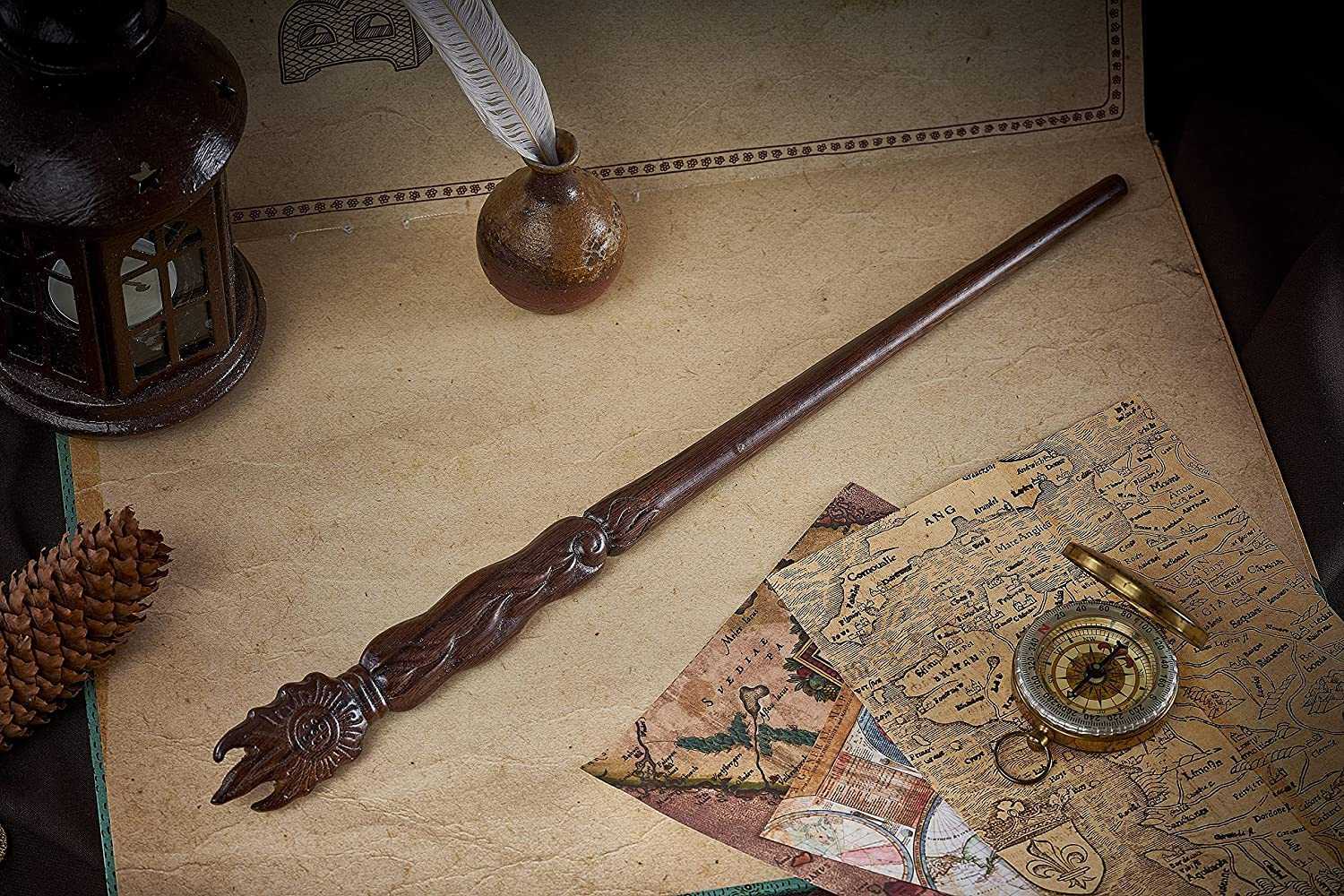 21 Baguette Magique en Bois Sculpte – Roi Handicrafviet 5
