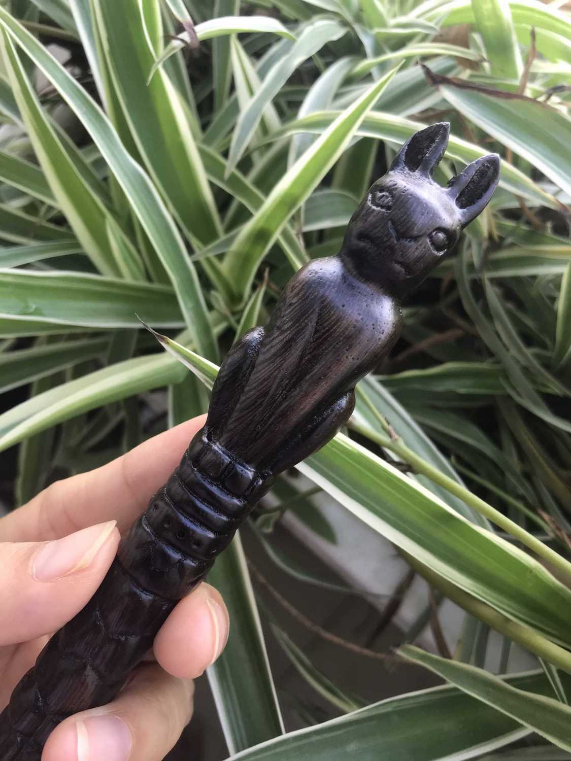 22 Baguette Magique en Bois Sculpte – Lapin Handicrafviet 4