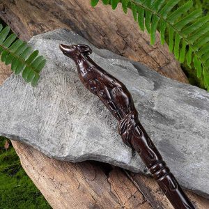 7 Baguette Magique en Bois Sculpte – Loup Handicrafviet 3