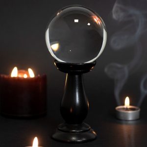 FT 52330 Petite boule de cristal clair sur pied