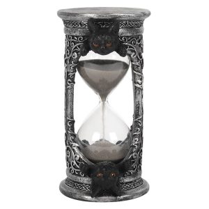 OR 15631 Minuteur sablier chat noir 17cm 1