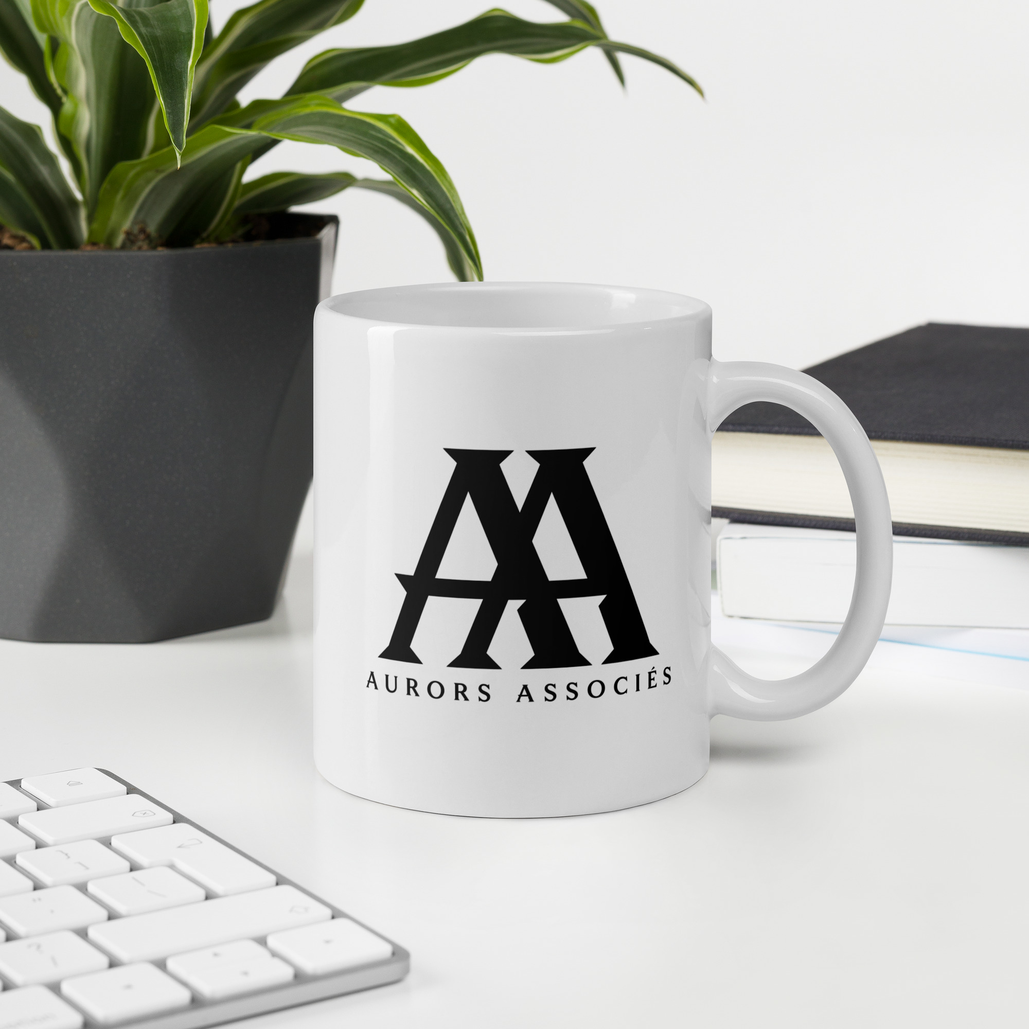 white glossy mug white 11oz office environment 645ba2b49f056