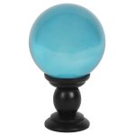 FT 54830 Large Teal Crystal Ball on Stand 1 FT 54830 Large Teal Crystal Ball on Stand 1