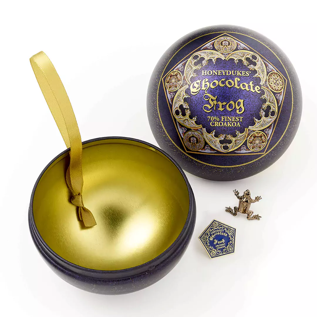 Boule de Noel Chocogrenouille Pins Harry Potter 2