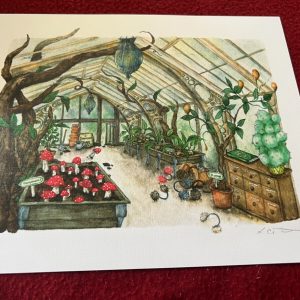 Poster dune Serre de Botanique a Poudlard The Wizarding Trunk