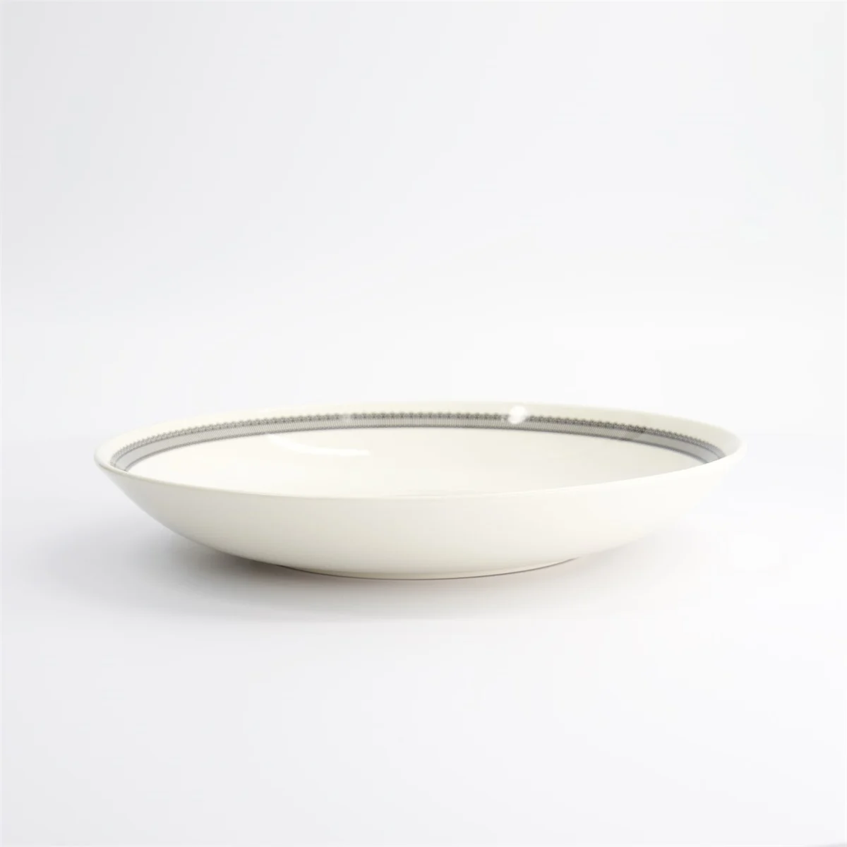 assiette creuse tête de mort "skull" 24cm homelab by royal stafford