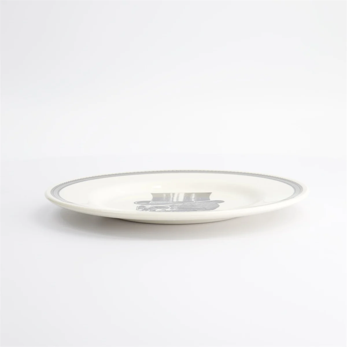 assiette plate skull "top hat" 21cm homelab by royal stafford