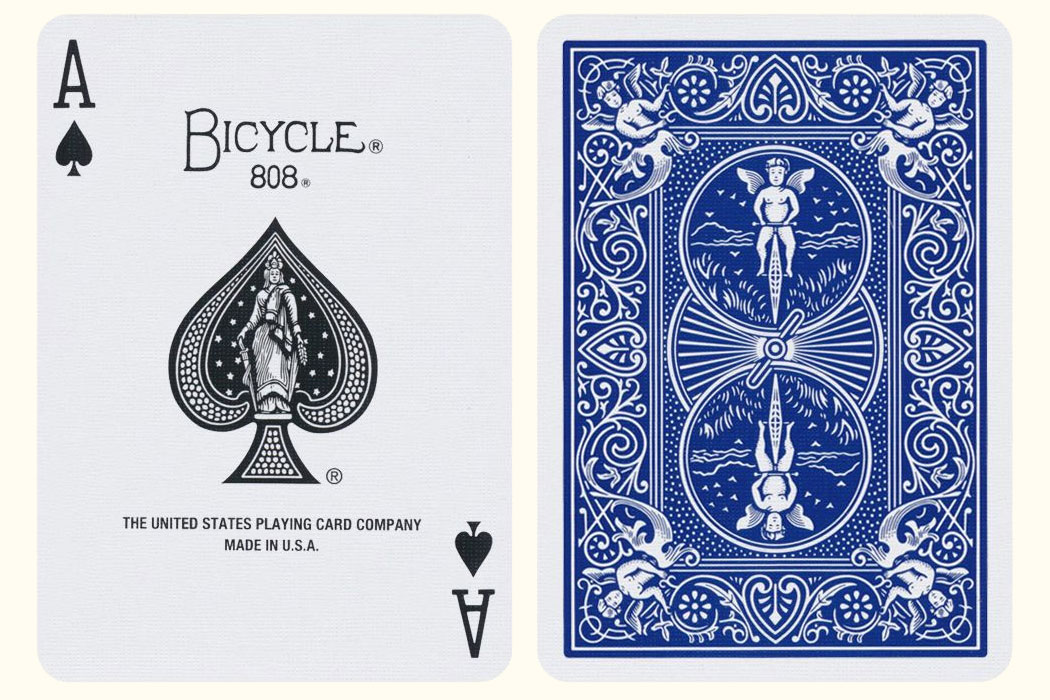 Cartes a jouer Bicycle Bleu 2