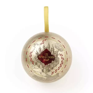 EHPCB0118 Boule de Noel Carte du Maraudeur Pins Harry Potter 1