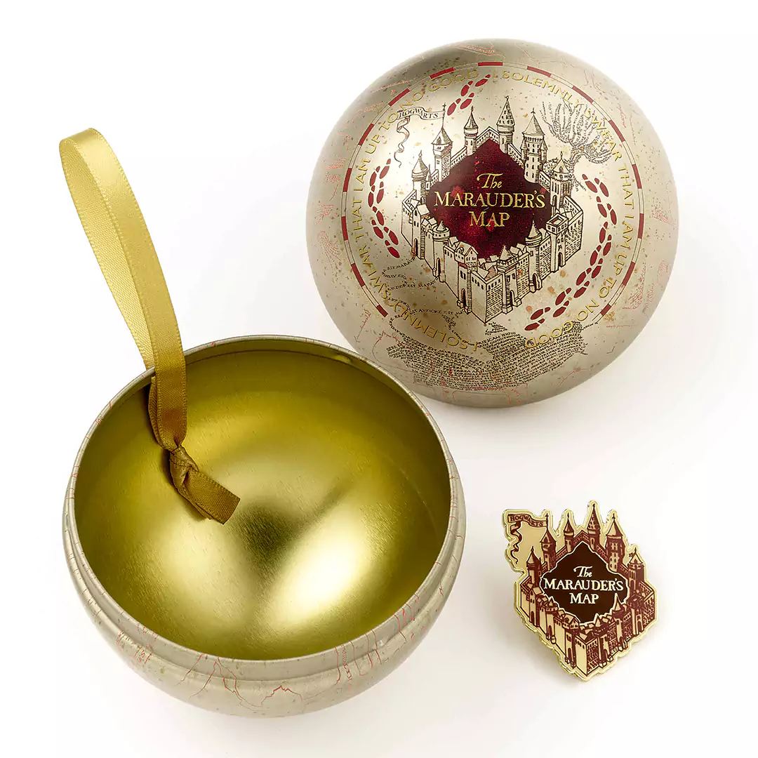 EHPCB0118 Boule de Noel Carte du Maraudeur Pins Harry Potter 2