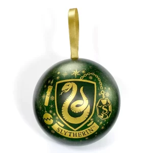 EHPCB0321 Boule de Noel Serpentard et Collier Harry Potter 1