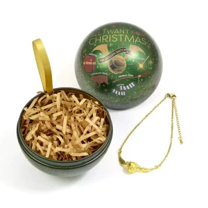 EHPCB0393 Boule de Noel All I Want for Christmas Bracelet Vif dor Harry Potter 2