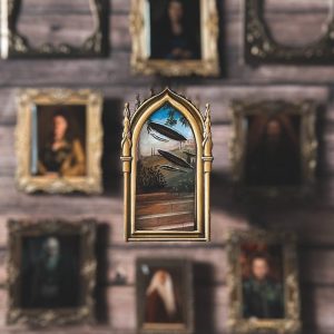 Portrait in Shreds of the Fat Lady The Wizarding Trunk