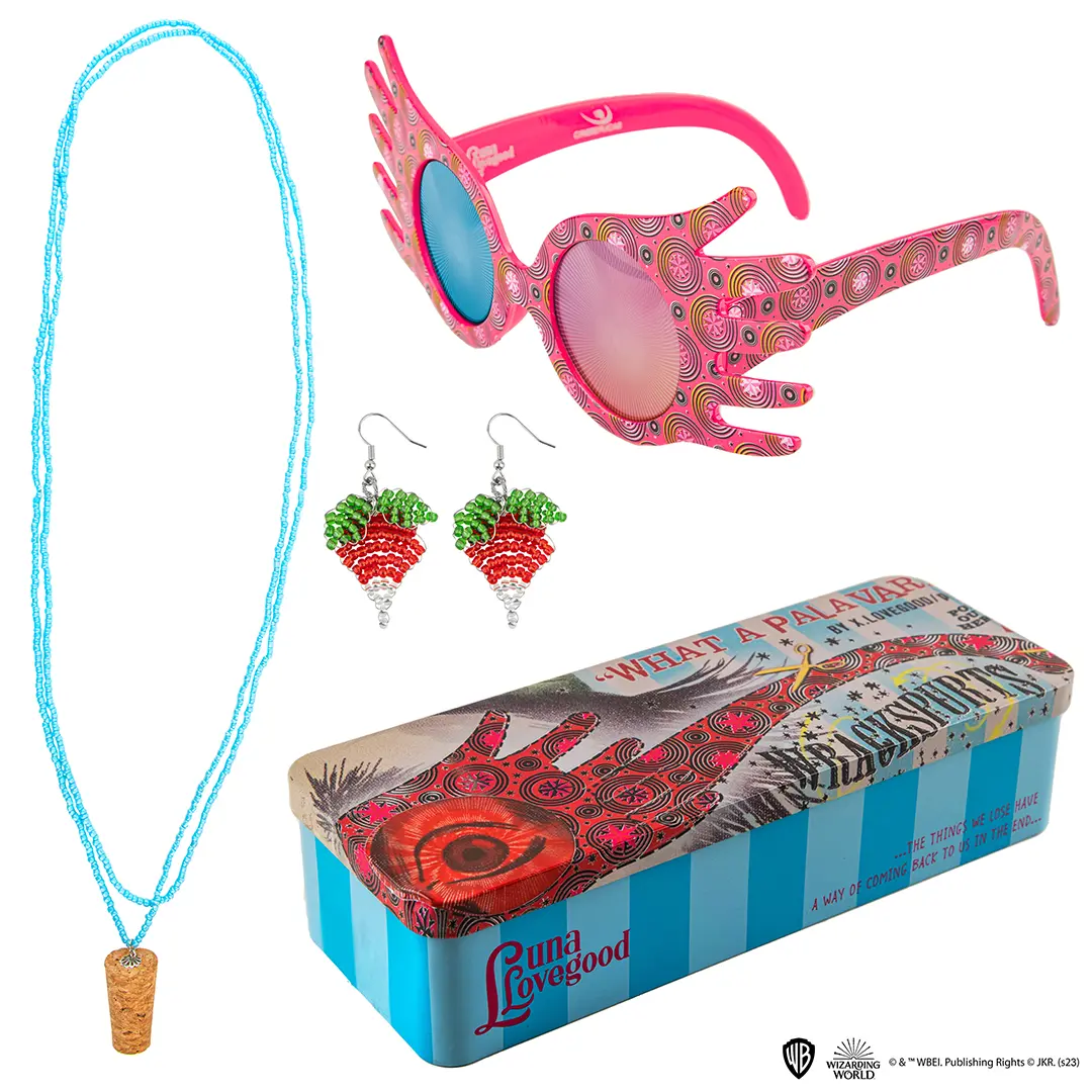 CR2905 Trio Lorgnospectres et bijoux Luna Lovegood Harry Potter 1