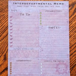Bloc Notes du Ministere de la Magie The Wizarding Trunk 1