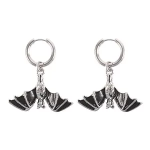 Boucles doreilles chauve souris suspendues 2 VV 23024