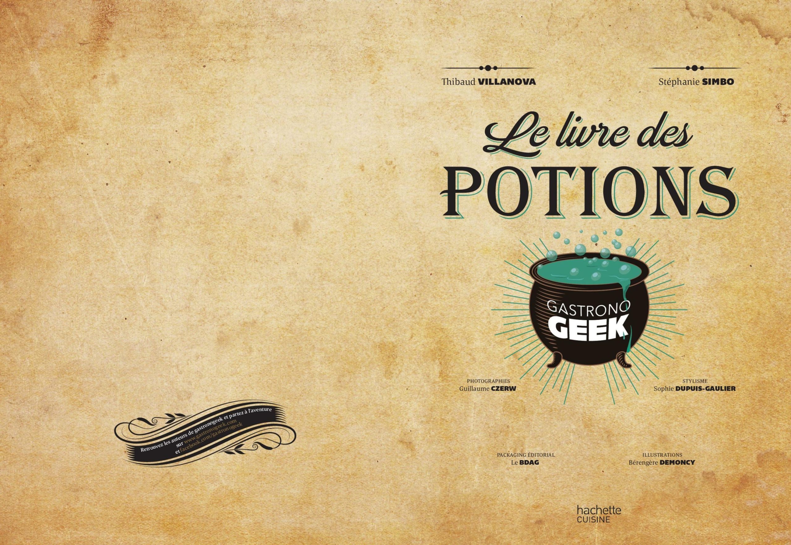 Le livre des potions par Gastronogeek preface