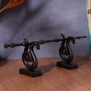 Support pour Baguette Magique en Bois Sculpte Serpents Handicrafviet 4 ok
