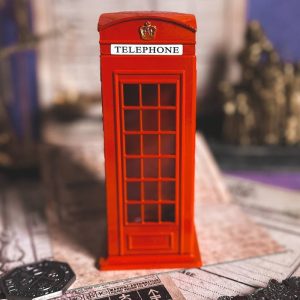 Telephone Box Coin Bank