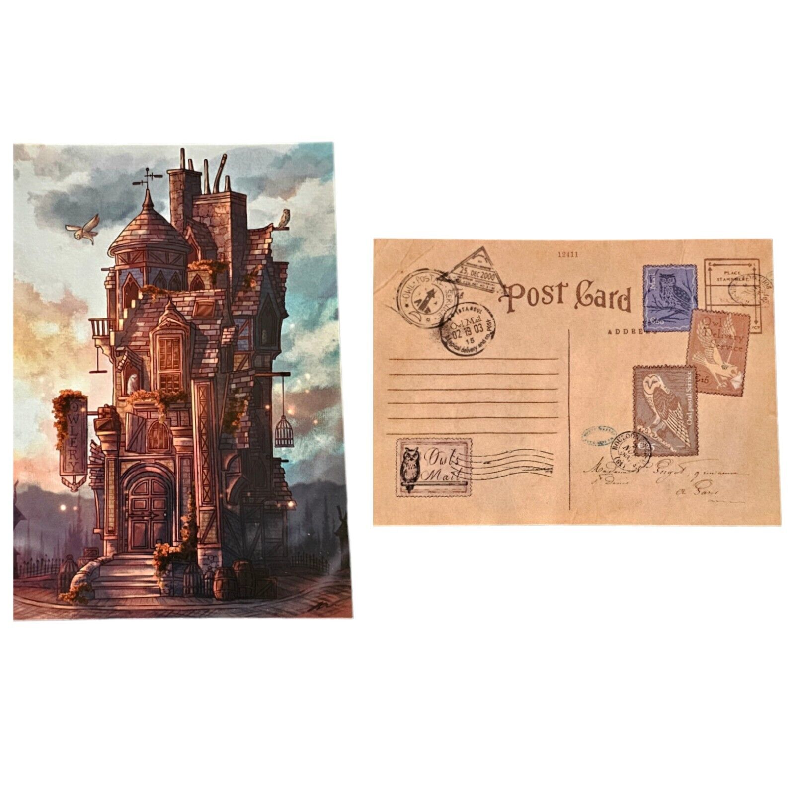 The Owlery Postcard 18x13cm Harry Potter 3