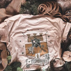t shirt "groundkeeper's assistant" the wizarding trunk