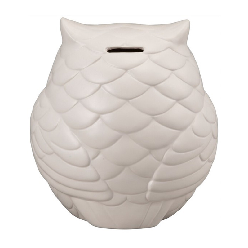SAN3412 Tirelire en Forme de Chouette Blanche SunArt 4