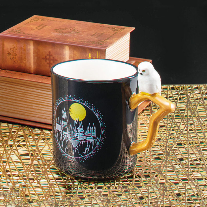 mug hedwige à poudlard harry potter by sunart