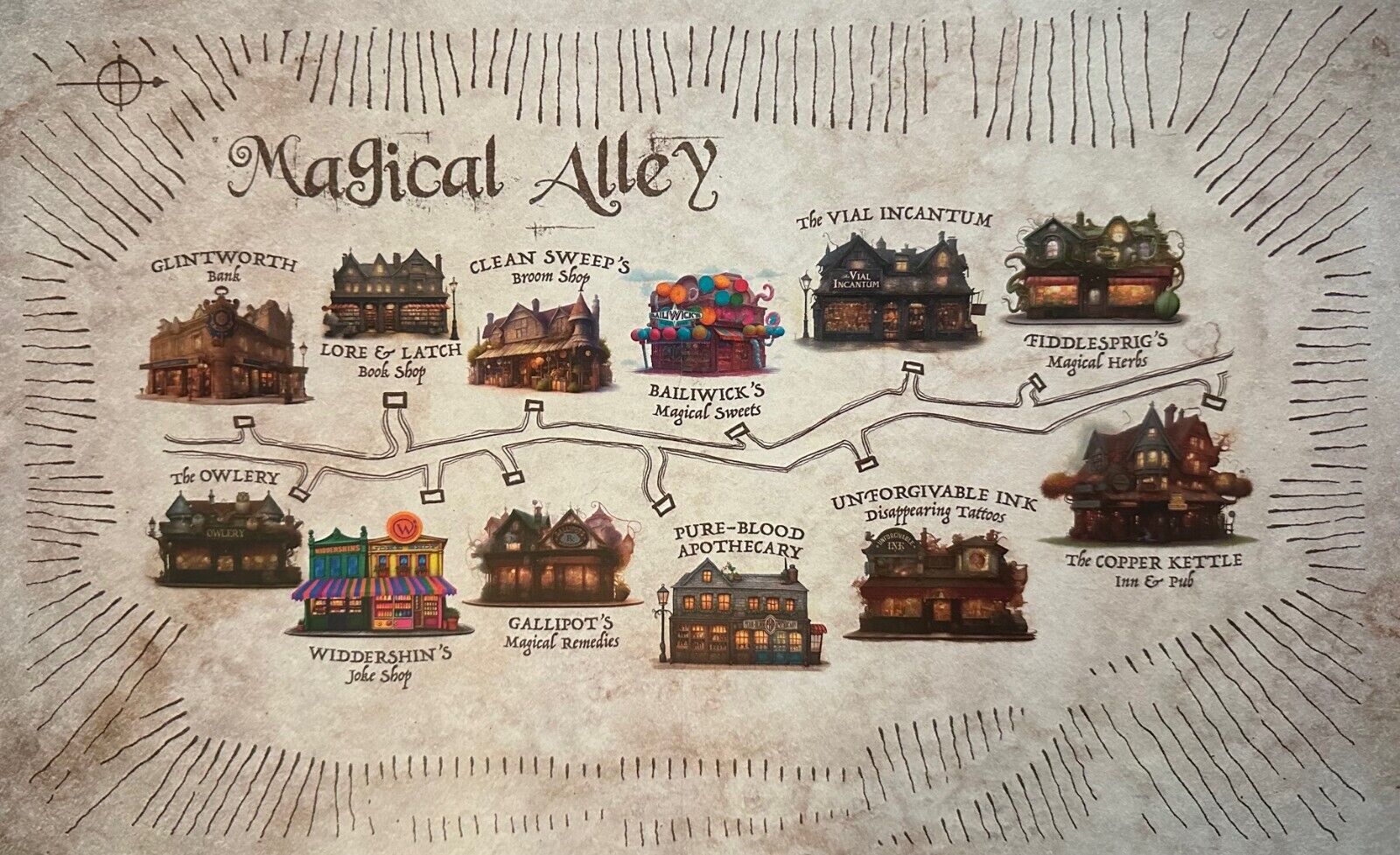 Allee magique The Wizarding Trunk