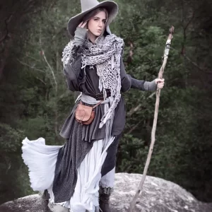 Chapeau de Sorciere Gris Costurero Real 3