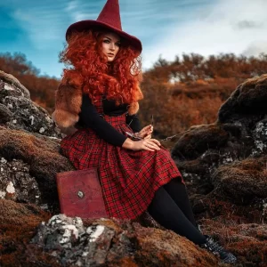 Chapeau de Sorciere Rouge Costurero Real 2