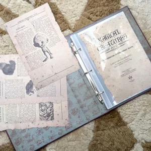 Classeur des Pages de Creatures Magiques The Wizarding Trunk 1