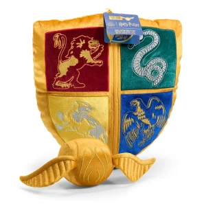 NN7567 Peluche blason de Poudlard et Vif d’or Harry Potter 1