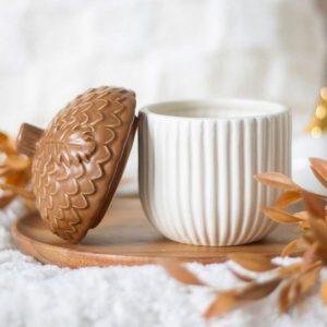 pot de rangement gland d'automne avec couvercle something different