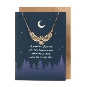 collier avec pendentif chouette something different